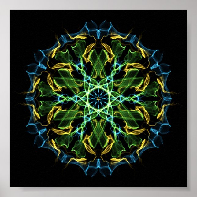 Pôster Meditação pessoal Mandala 7 (Frente)