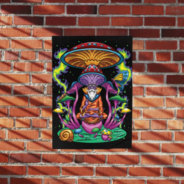 Poster Meditação Psicodélica (Criador carregado)