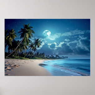 Poster Meditação Serena Tranquil - Paisagem Marítima