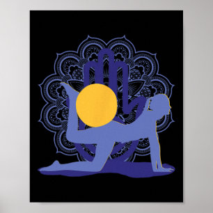 Poster Meditações de Yoga Chakras Mandalas Controlologia