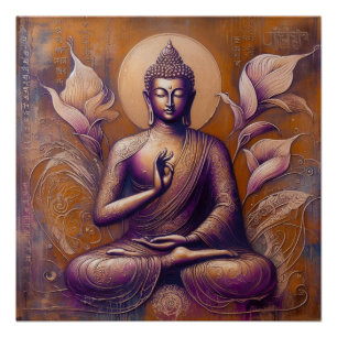 PÔSTER MEDITAMENTO BUDDHA AP #7