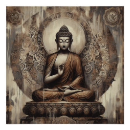 PÔSTER MEDITAMENTO BUDHA, A P #2