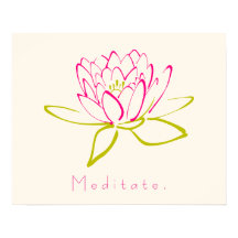 Meditar. Flor de Lotus