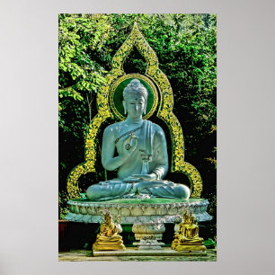 Pôster Meditating Buddha Print