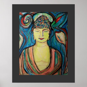 Poster Meditating de Buddha por ValAries