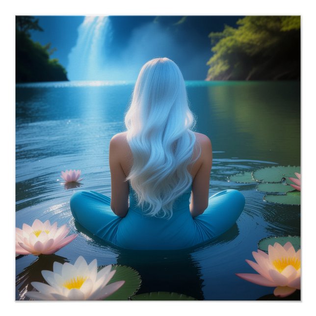 PÔSTER MEDITATION - YOGA - WELLNESS - CARPE DIEM (Frente)