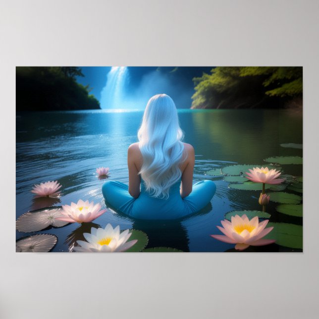 POSTER MEDITATION - YOGA - WELLNESS - CARPE DIEM (Frente)