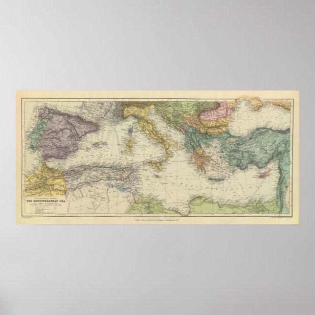 Poster Mediterranean Sea 2 (Frente)