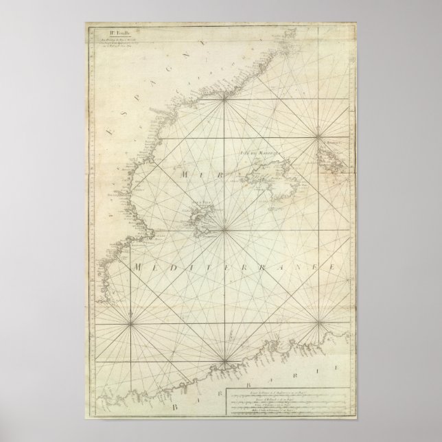 Pôster Mediterranean Sea 6 (Frente)