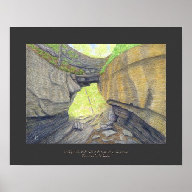 Pôster Medley Arch Natural Bridge Art Print (Frente)