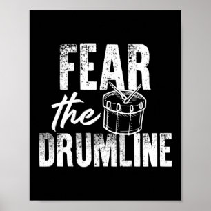 Poster Medo Da Banda De Marcha Do Drumline