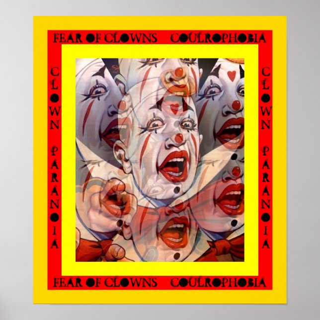 POSTER MEDO DAS FLORES - PARANÓIA - COULROFOBIA POSTER! (Frente)