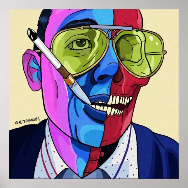 Poster Medo de uma Coisa em Las Vegas (Frente)