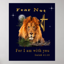 Poster Medo não Isaiah 41:10