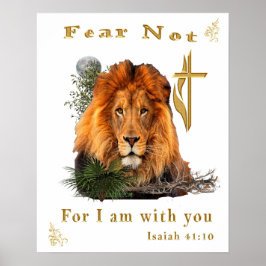 Poster Medo não Isaiah 41:10
