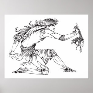 Pôster Medusa Aubrey Beardsley