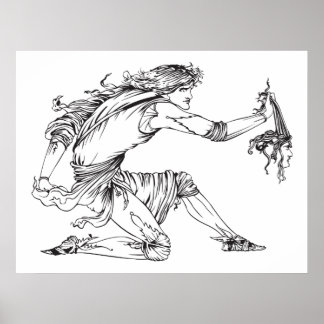 Pôster Medusa Aubrey Beardsley