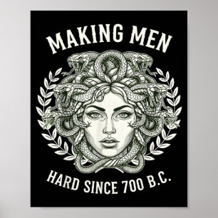 Poster Medusa Deixando Homens Duros Desde 700 Ac Grego Di
