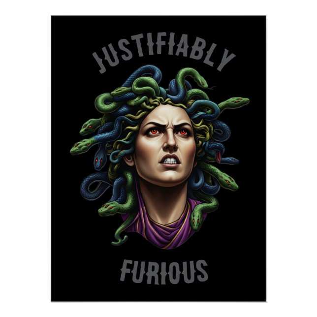 Pôster Medusa Furiosa (Frente)