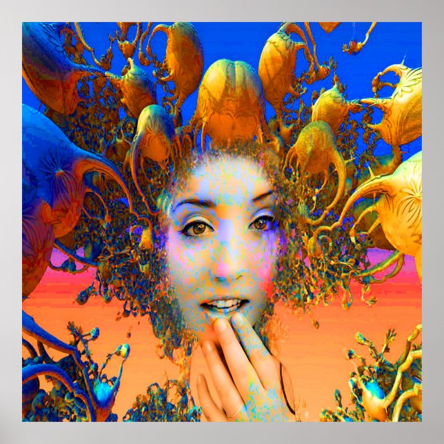 Poster Medusa Orgânica (Frente)