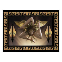 Medusa Siciliana (Trinacria) Símbolo da Ilha