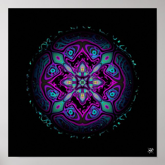 Poster Meduza (criatura tipo medusa/água-viva) (Frente)