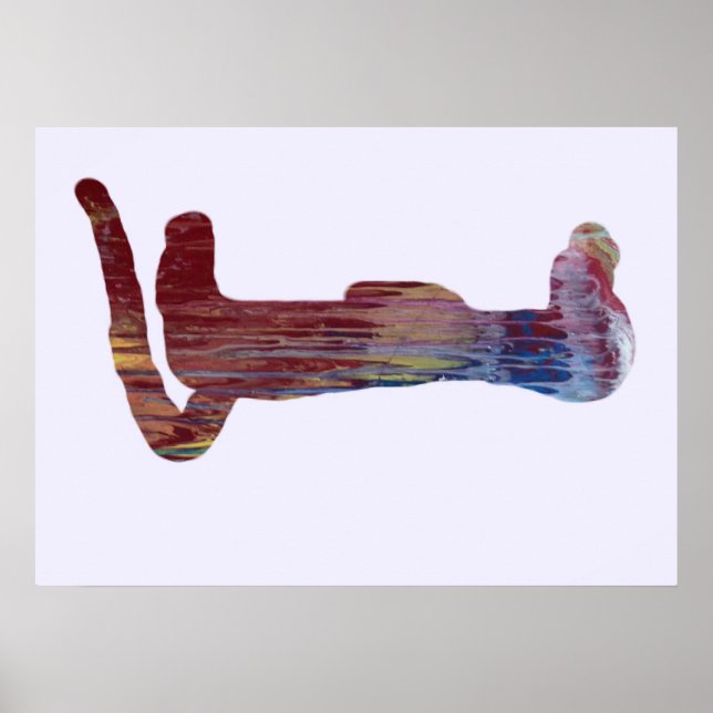 Pôster Meerkat silhouette (Frente)