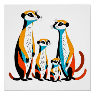 Pôster Meerkats Poster