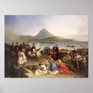 Pôster Meeting Between General Nicolas Joseph Maison
