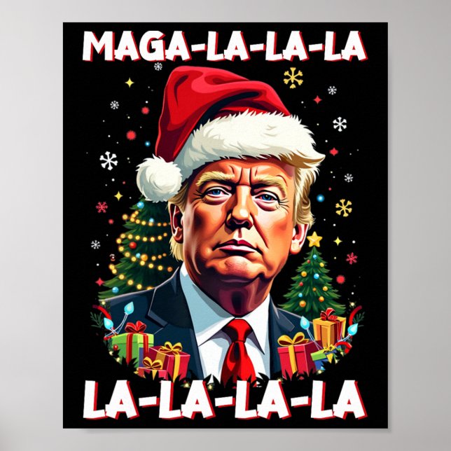 Poster Mega La Donald Trump Potus 47 Natal Feio (Frente)