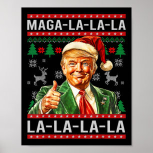 Poster Mega La Donald Trump Potus 47 Natal Feio