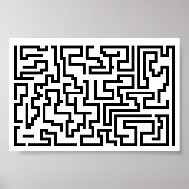 Pôster Mega Maze (Frente)