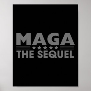 Poster Mega O Sequel Trump 2024 Vencedor Do Segundo Manda