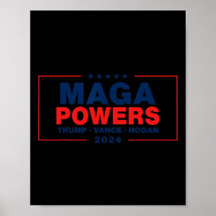 Poster Mega Powers Trump Vance Hogan