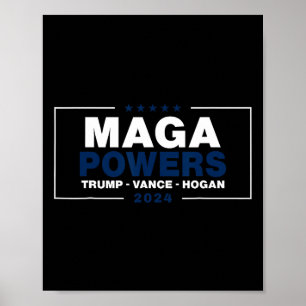 Poster Mega Powers Trump Vance Hogan 2