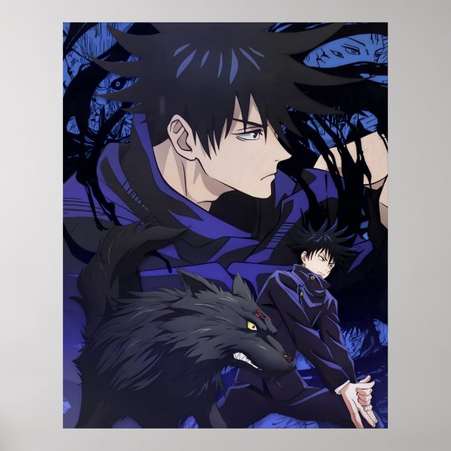 Poster Megumi Fushiguro (Frente)