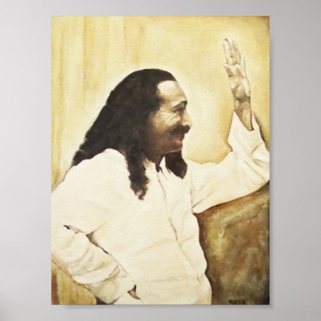 Poster Meher Baba, "Caminhos Felizes" (Frente)
