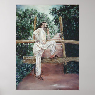 Poster Meher Baba na Natureza