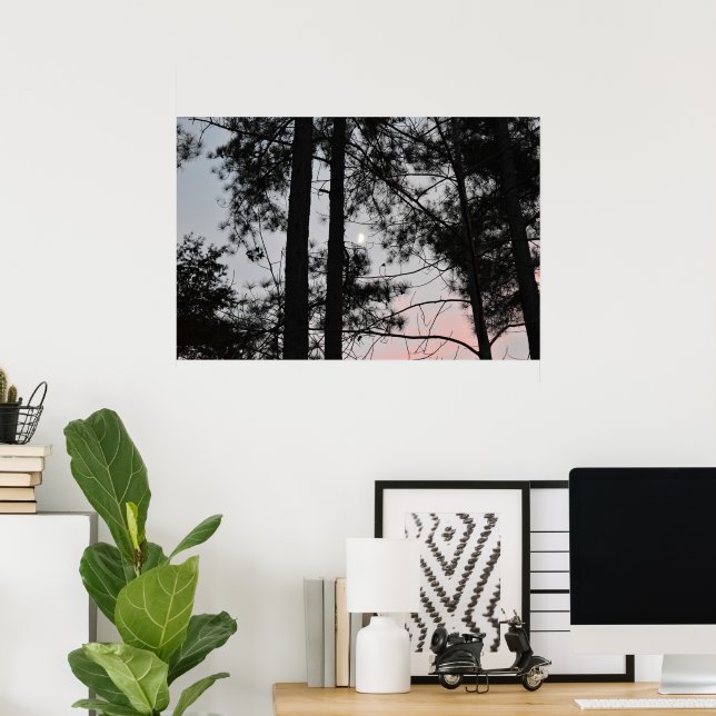 Poster Meia Lua, (Escritório em casa)