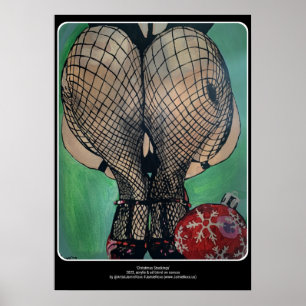 Poster "Meias de Natal" Pintura num