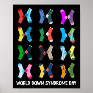 Poster Meias do Dia Mundial da Síndrome de Down Wdsd
