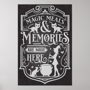 Poster Meias e memórias mágicas no Dia das Bruxas