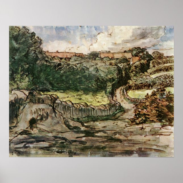 Poster Meierhof cousin by Jean-Francois Millet (Frente)