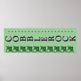 PÔSTER MEIO DE COBBLEROCK