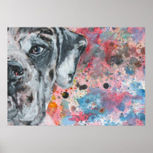 Poster Meio great dane