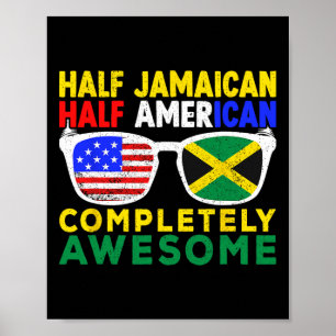 Poster Meio jamaicano do Dia da Independência Americana J