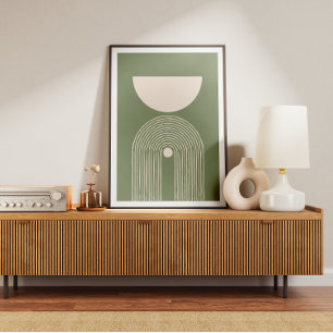Poster Meio século com arte mínima