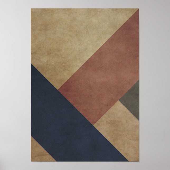 Poster Meio século geométrico moderno (Frente)