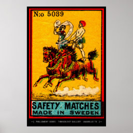 Poster Meio século Matchbox Cobrir Art