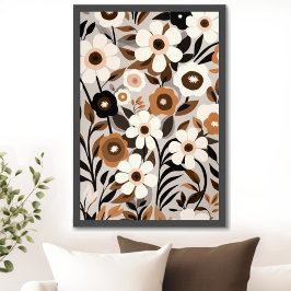 Poster Meio século Modern Floral